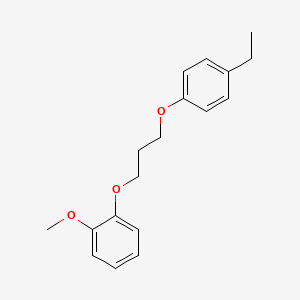 molecular formula C18H22O3 B5132622 1-[3-(4-ethylphenoxy)propoxy]-2-methoxybenzene 