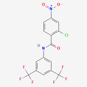 N-[3,5-bis(trifluoromethyl)phenyl]-2-chloro-4-nitrobenzamide