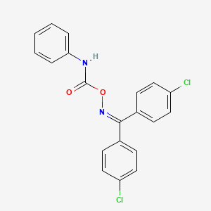 bis(4-chlorophenyl)methanone O-(anilinocarbonyl)oxime