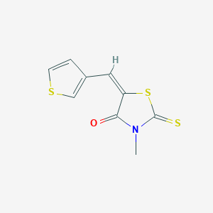 3-methyl-5-(3-thienylmethylene)-2-thioxo-1,3-thiazolidin-4-one