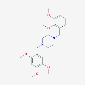 1-(2,3-dimethoxybenzyl)-4-(2,4,5-trimethoxybenzyl)piperazine