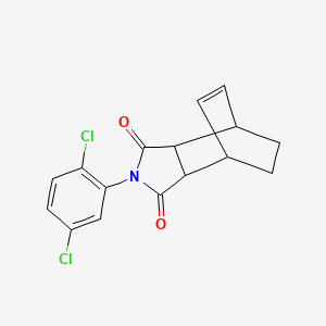 molecular formula C16H13Cl2NO2 B5132864 4-(2,5-dichlorophenyl)-4-azatricyclo[5.2.2.0~2,6~]undec-8-ene-3,5-dione 