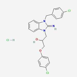 1-[3-(4-chlorobenzyl)-2-imino-2,3-dihydro-1H-benzimidazol-1-yl]-3-(4-chlorophenoxy)-2-propanol hydrochloride