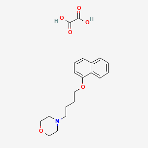 4-[4-(1-naphthyloxy)butyl]morpholine oxalate