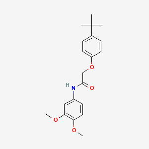 2-(4-tert-butylphenoxy)-N-(3,4-dimethoxyphenyl)acetamide