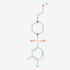 2-(4-((4-Chloro-3-methylphenyl)sulfonyl)piperazin-1-yl)ethanol
