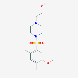 2-(4-((5-Methoxy-2,4-dimethylphenyl)sulfonyl)piperazin-1-yl)ethanol