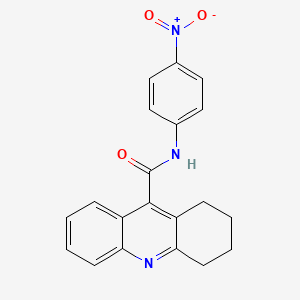 molecular formula C20H17N3O3 B5133168 N-(4-nitrophenyl)-1,2,3,4-tetrahydro-9-acridinecarboxamide CAS No. 324053-81-8