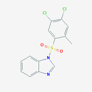 1-[(4,5-dichloro-2-methylphenyl)sulfonyl]-1H-benzimidazole