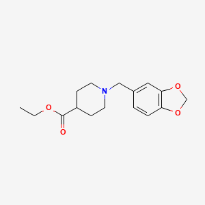 ethyl 1-(1,3-benzodioxol-5-ylmethyl)-4-piperidinecarboxylate