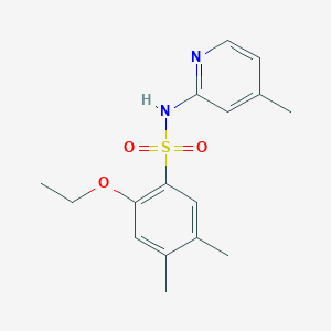 2-ethoxy-4,5-dimethyl-N-(4-methyl-2-pyridinyl)benzenesulfonamide