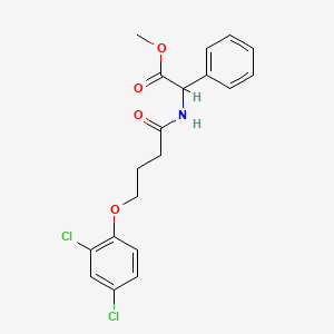 methyl {[4-(2,4-dichlorophenoxy)butanoyl]amino}(phenyl)acetate