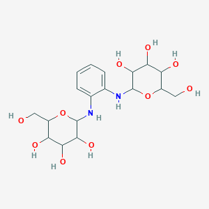 molecular formula C18H28N2O10 B5133394 2,2'-(1,2-phenylenediimino)bis[6-(hydroxymethyl)tetrahydro-2H-pyran-3,4,5-triol] 