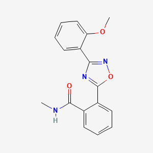 2-[3-(2-methoxyphenyl)-1,2,4-oxadiazol-5-yl]-N-methylbenzamide