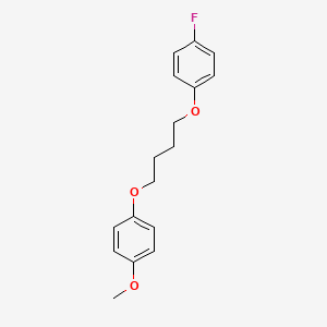 1-fluoro-4-[4-(4-methoxyphenoxy)butoxy]benzene