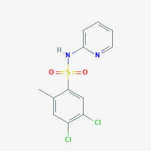 [(4,5-Dichloro-2-methylphenyl)sulfonyl]-2-pyridylamine