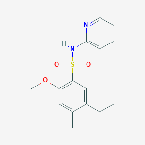 5-isopropyl-2-methoxy-4-methyl-N-(2-pyridinyl)benzenesulfonamide