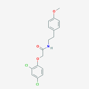 molecular formula C17H17Cl2NO3 B5133484 2-(2,4-dichlorophenoxy)-N-[2-(4-methoxyphenyl)ethyl]acetamide 