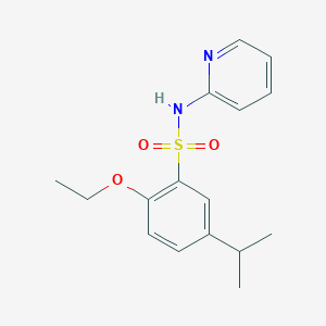 molecular formula C16H20N2O3S B513352 2-ethoxy-5-isopropyl-N-(2-pyridinyl)benzenesulfonamide CAS No. 941004-57-5