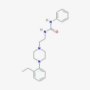 N-{2-[4-(2-ethylphenyl)-1-piperazinyl]ethyl}-N'-phenylurea