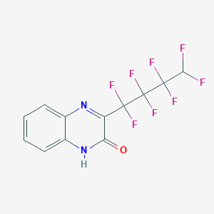 molecular formula C12H6F8N2O B5133558 3-(1,1,2,2,3,3,4,4-octafluorobutyl)-2(1H)-quinoxalinone CAS No. 89995-29-9