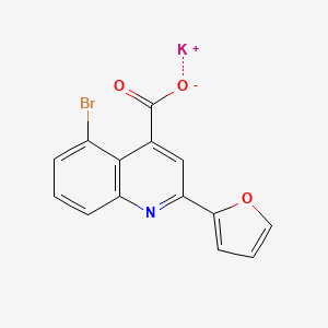 potassium 5-bromo-2-(2-furyl)-4-quinolinecarboxylate