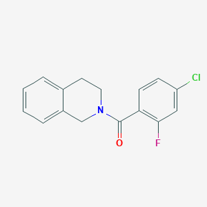 2-(4-chloro-2-fluorobenzoyl)-1,2,3,4-tetrahydroisoquinoline