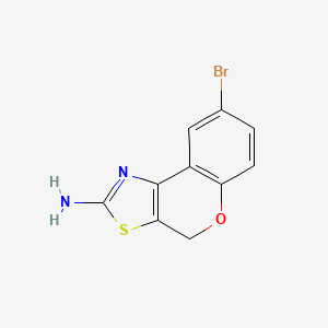 8-bromo-4H-chromeno[4,3-d][1,3]thiazol-2-amine