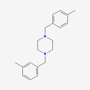 molecular formula C20H26N2 B5133820 1-(3-methylbenzyl)-4-(4-methylbenzyl)piperazine 