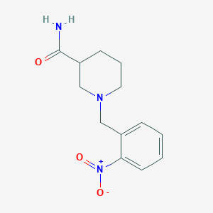 1-(2-nitrobenzyl)-3-piperidinecarboxamide