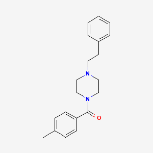 1-(4-methylbenzoyl)-4-(2-phenylethyl)piperazine