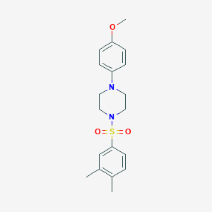 1-(3,4-Dimethylphenyl)sulfonyl-4-(4-methoxyphenyl)piperazine