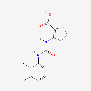 molecular formula C15H16N2O3S B5133904 methyl 3-({[(2,3-dimethylphenyl)amino]carbonyl}amino)-2-thiophenecarboxylate 