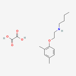 molecular formula C16H25NO5 B5133927 N-[2-(2,4-dimethylphenoxy)ethyl]-1-butanamine oxalate 