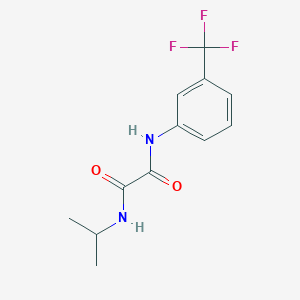 molecular formula C12H13F3N2O2 B5133962 N-isopropyl-N'-[3-(trifluoromethyl)phenyl]ethanediamide 