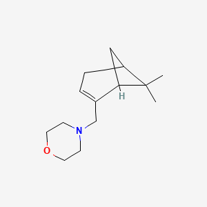 molecular formula C14H23NO B5133987 4-[(6,6-dimethylbicyclo[3.1.1]hept-2-en-2-yl)methyl]morpholine 