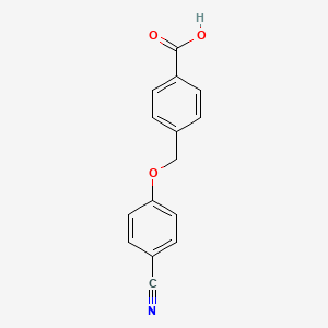 4-[(4-cyanophenoxy)methyl]benzoic acid