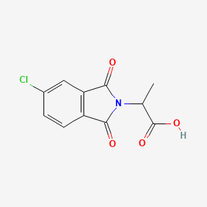 2-(5-chloro-1,3-dioxo-1,3-dihydro-2H-isoindol-2-yl)propanoic acid