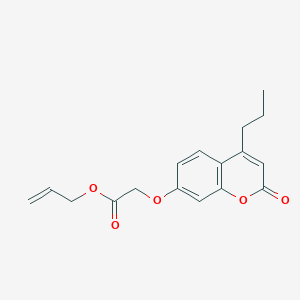 allyl [(2-oxo-4-propyl-2H-chromen-7-yl)oxy]acetate