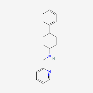 molecular formula C18H22N2 B5134152 (4-phenylcyclohexyl)(2-pyridinylmethyl)amine 
