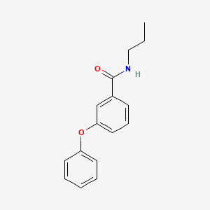 molecular formula C16H17NO2 B5134175 3-phenoxy-N-propylbenzamide 