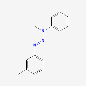 molecular formula C14H15N3 B5134181 3-methyl-1-(3-methylphenyl)-3-phenyl-1-triazene 