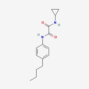 molecular formula C15H20N2O2 B5134214 N-(4-butylphenyl)-N'-cyclopropylethanediamide 