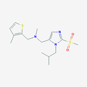 1-[1-isobutyl-2-(methylsulfonyl)-1H-imidazol-5-yl]-N-methyl-N-[(3-methyl-2-thienyl)methyl]methanamine