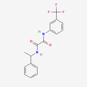 N-(1-phenylethyl)-N'-[3-(trifluoromethyl)phenyl]ethanediamide