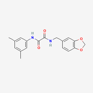 N-(1,3-benzodioxol-5-ylmethyl)-N'-(3,5-dimethylphenyl)ethanediamide