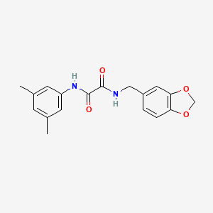 molecular formula C18H18N2O4 B5134455 N-(1,3-benzodioxol-5-ylmethyl)-N'-(3,5-dimethylphenyl)ethanediamide 