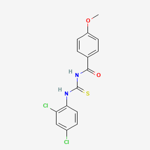 N-{[(2,4-dichlorophenyl)amino]carbonothioyl}-4-methoxybenzamide