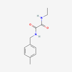 molecular formula C12H16N2O2 B5134759 N-ethyl-N'-(4-methylbenzyl)ethanediamide 