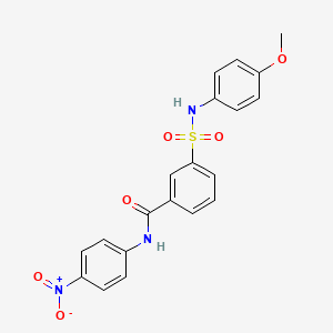 3-{[(4-methoxyphenyl)amino]sulfonyl}-N-(4-nitrophenyl)benzamide